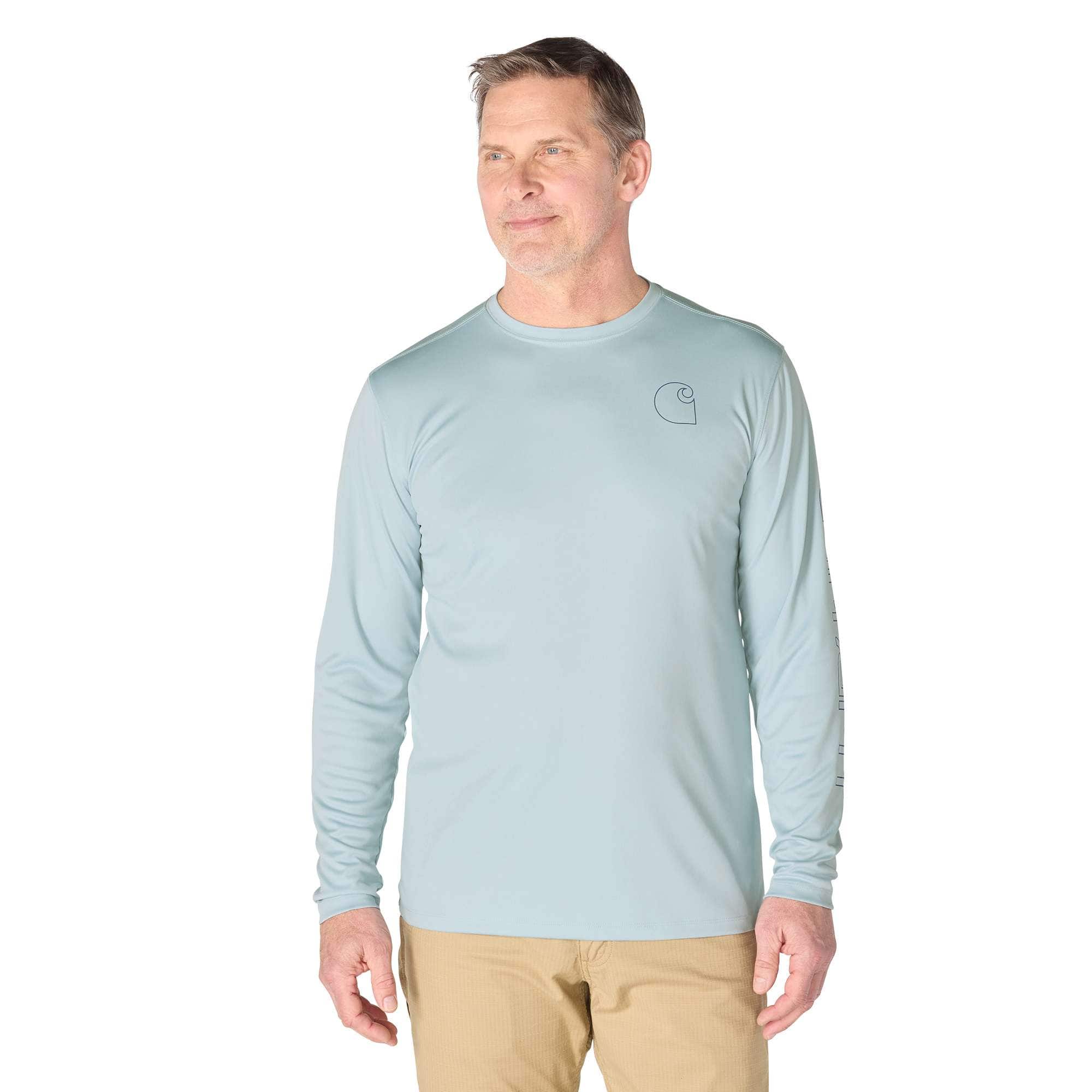 Carhartt Force Sun Defender™ Relaxed LS Logo T-Shirt