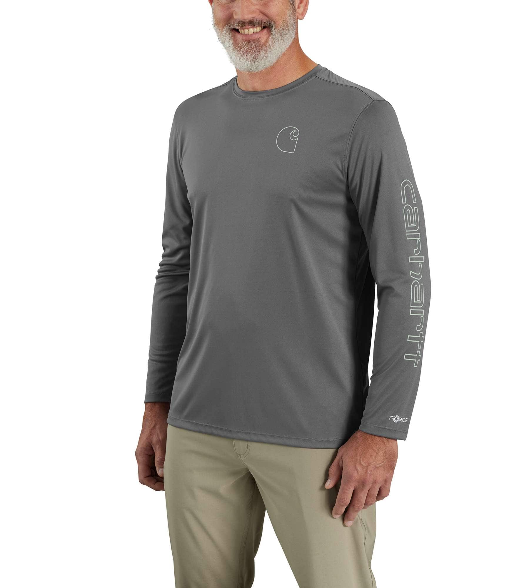 Additional thumbnail 1 of Force Sun Defender™ Lightweight Long-Sleeve Logo Graphic T-Shirt
