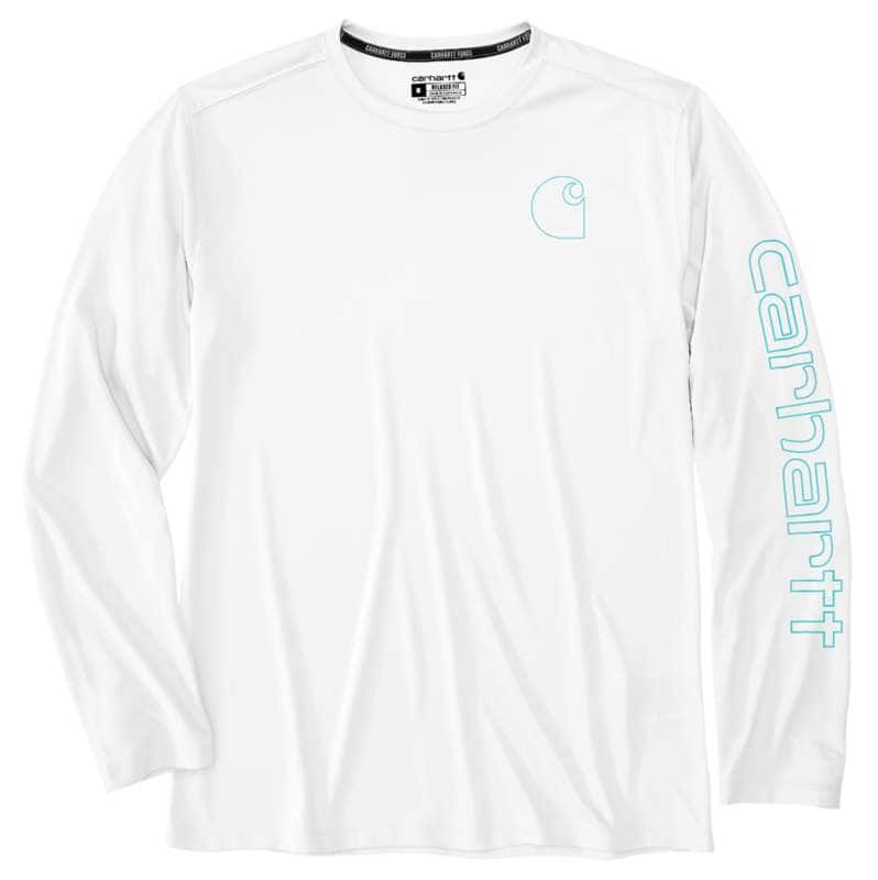 Carhartt  White Force Sun Defender™ Lightweight Long-Sleeve Logo Graphic T-Shirt