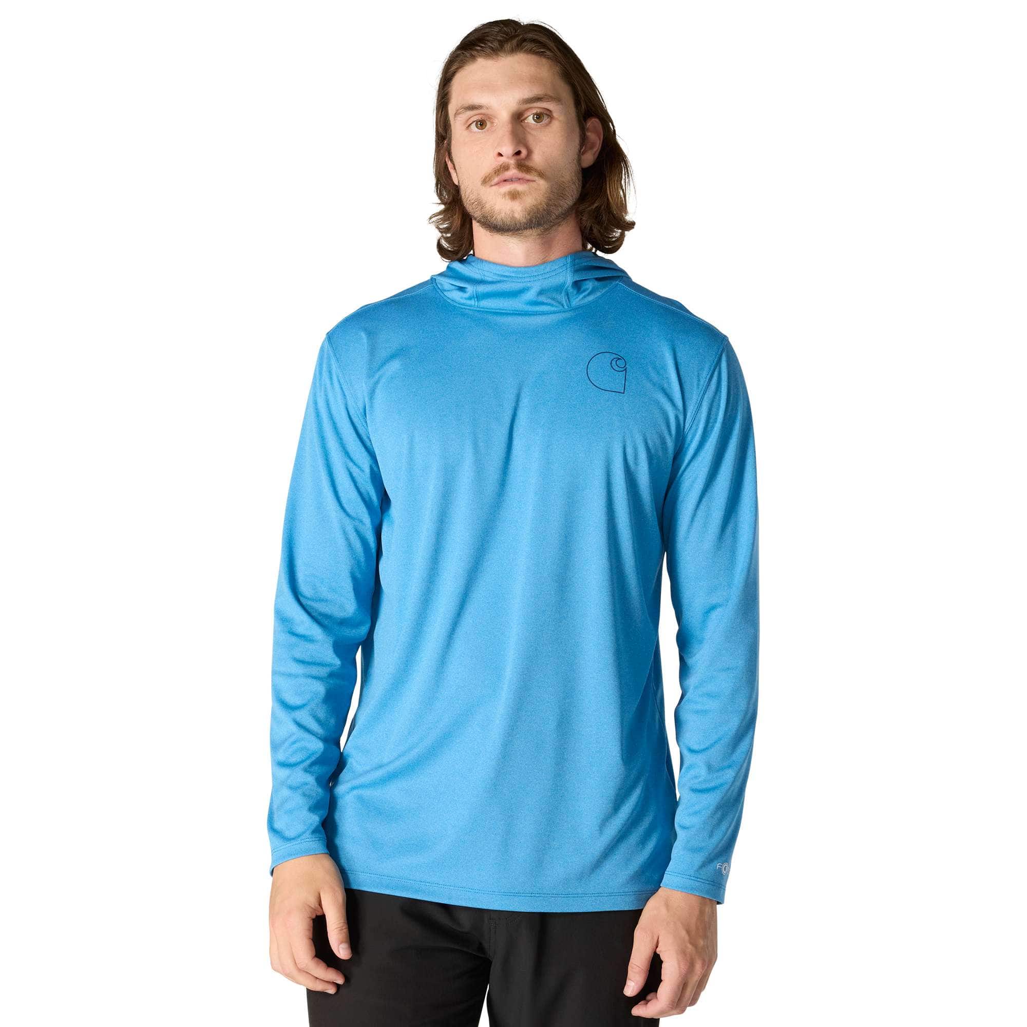 Additional thumbnail 1 of Force Sun Defender™ Lightweight Long-Sleeve Hooded Logo Graphic T-Shirt