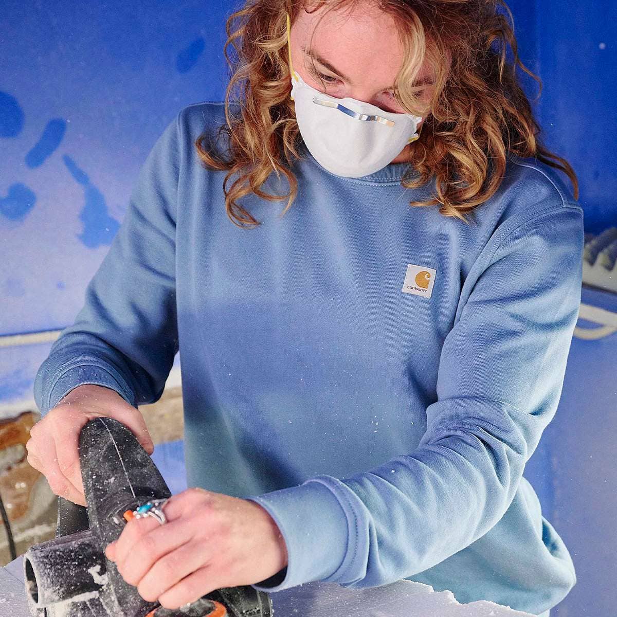 Additional thumbnail 4 of Women's TENCEL™ Fiber Series Relaxed Fit French Terry Crewneck Sweatshirt