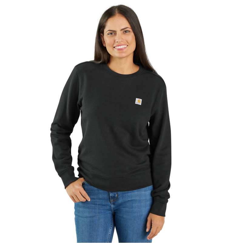 Carhartt  Black Women's TENCEL™ Fiber Series Relaxed Fit French Terry Crewneck Sweatshirt