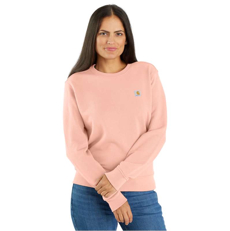 Carhartt  Tropical Peach Women's TENCEL™ Fiber Series Relaxed Fit French Terry Crewneck Sweatshirt