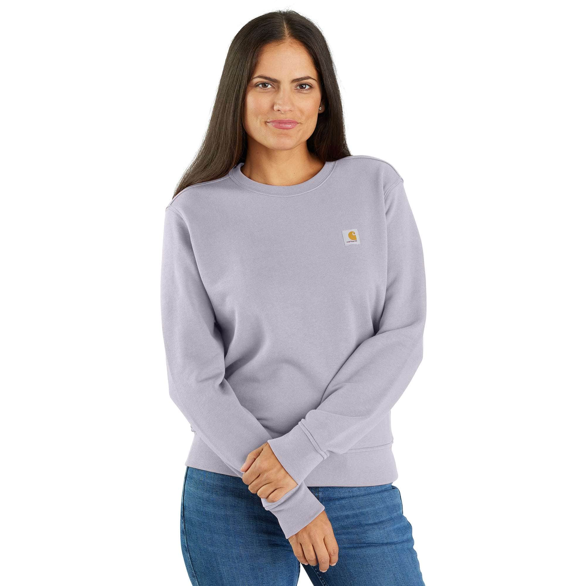 Essentials Women's Relaxed-Fit Crew Neck Long Sleeve Sweatshirt  (Available in Plus Size)