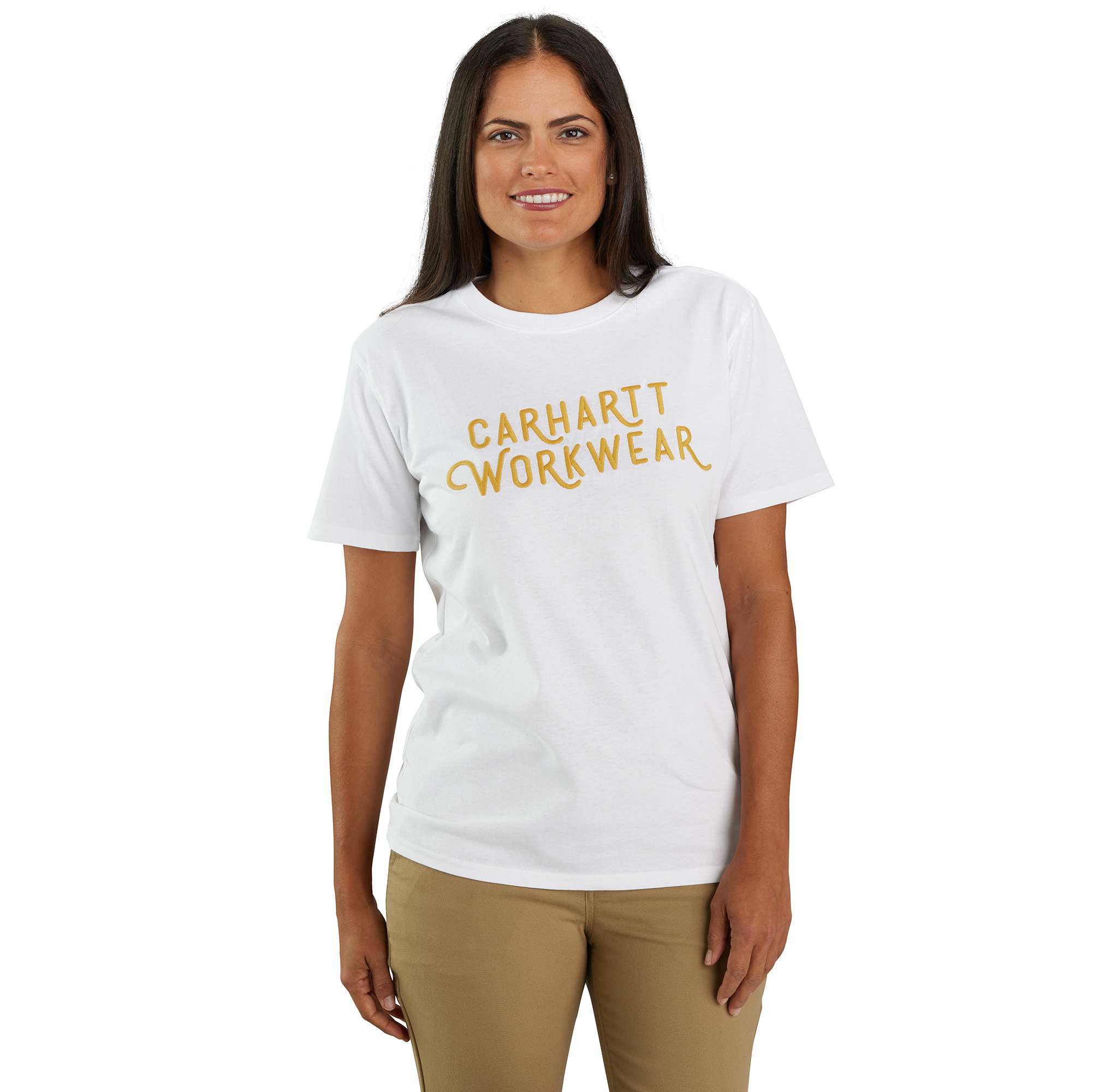Carhartt Women's Loose Fit Heavyweight Short-Sleeve Workwear Graphic T-Shirt