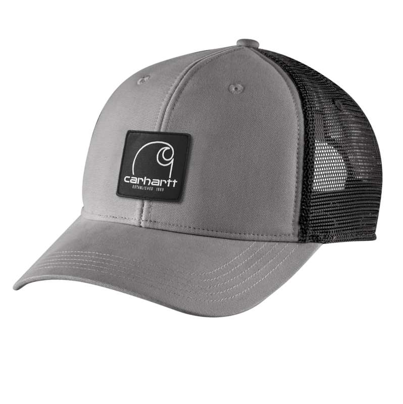 Carhartt  Asphalt Canvas Mesh-Back C Patch Cap