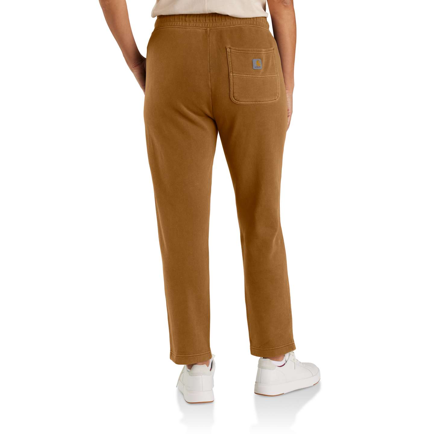 Женские брюки Carhartt Re-Engineered Relaxed Fit Midweight French Terry Sweatpant, цвет: Коричневый — фото 2