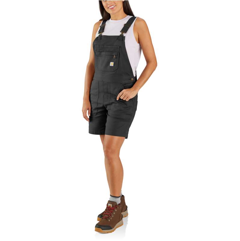 Carhartt  Black Ashland Canvas Shortalls
