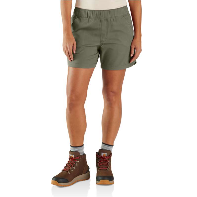 Carhartt  Dusty Olive Women's Carhartt Force® Relaxed Fit Ripstop Work Short