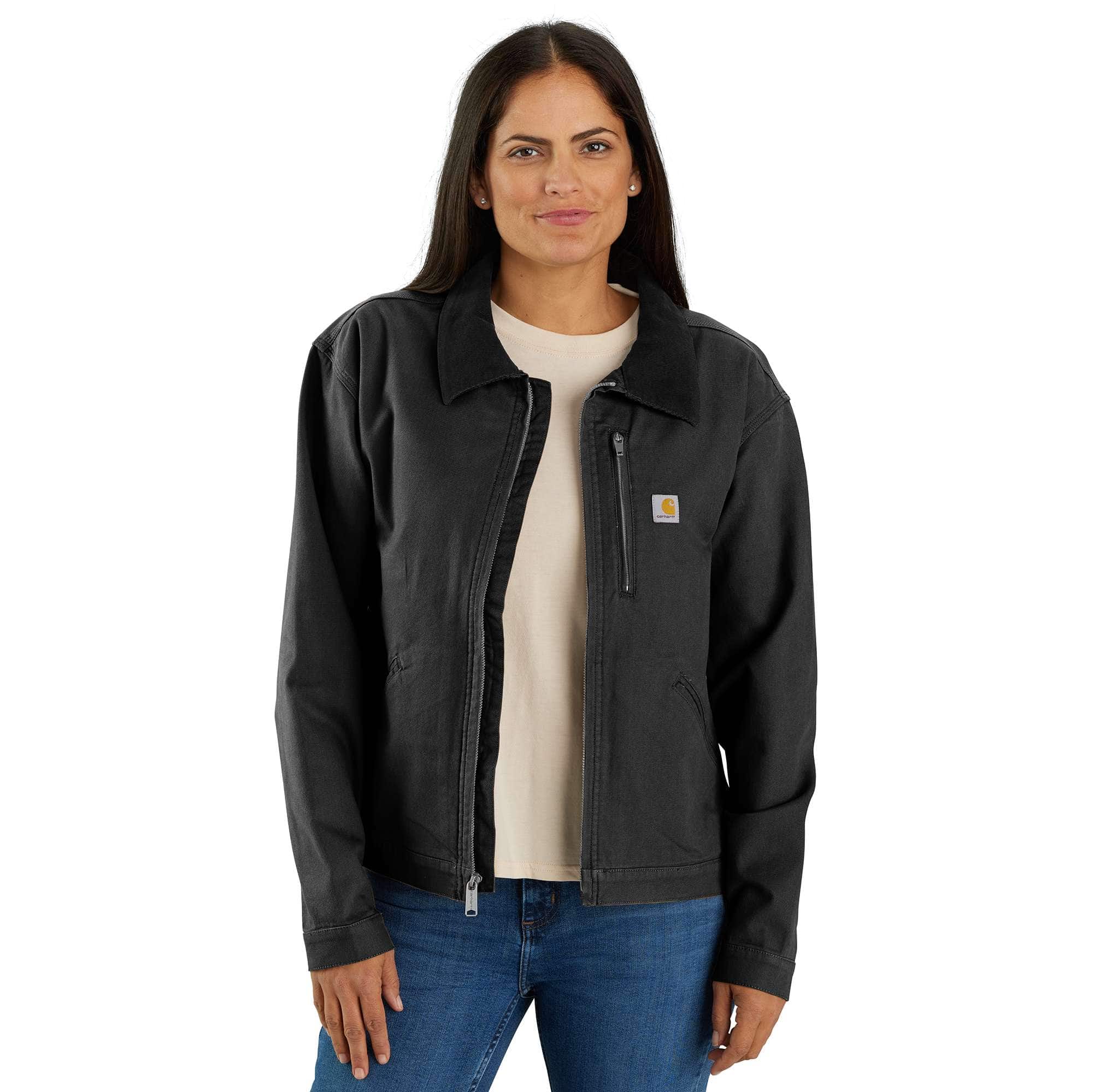 Women's Rugged Flex® Loose Fit Canvas Detroit Jacket