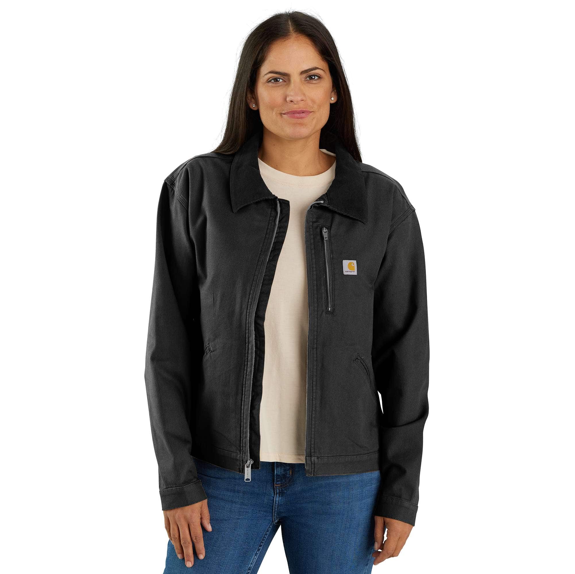 Additional thumbnail 1 of Women's Re-Engineered Rugged Flex® Loose Fit Canvas Detroit Jacket