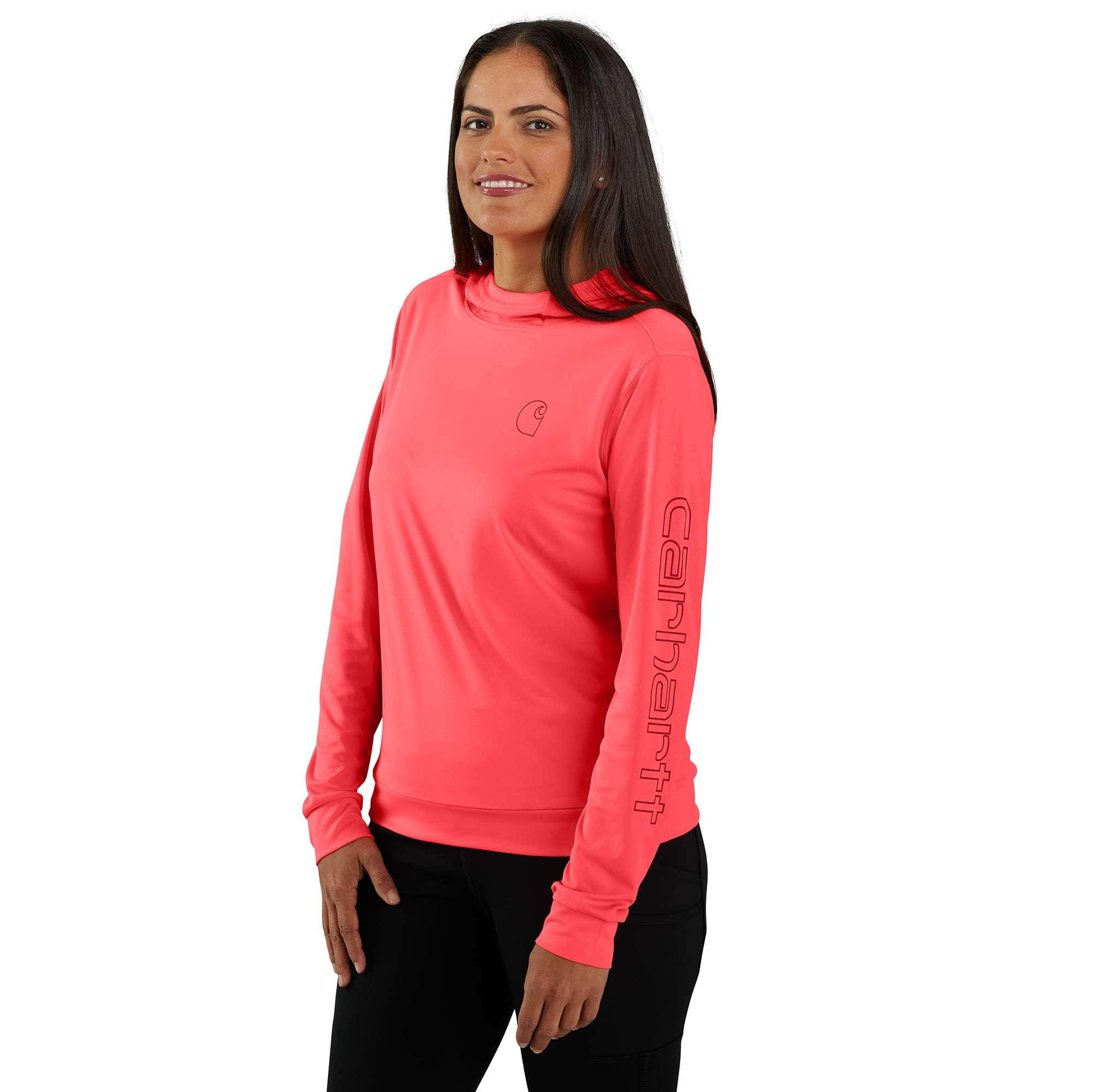 Women's Force Sun Defender™ Relaxed Fit Lightweight Long-Sleeve Hooded Graphic T-Shirt