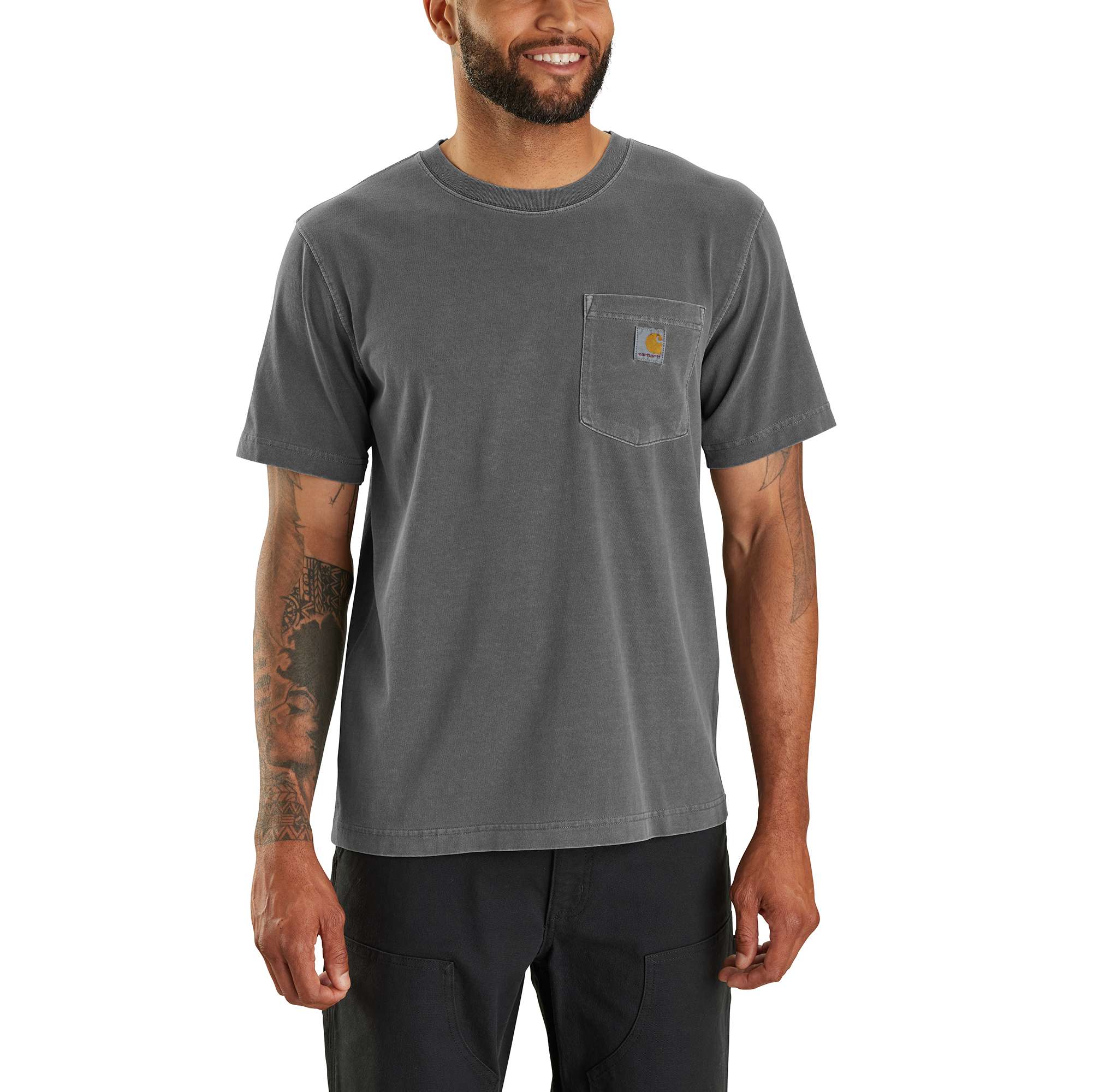 TK6252 M RlxdFit LW Grmnt Dyd SS TShrt-Carhartt