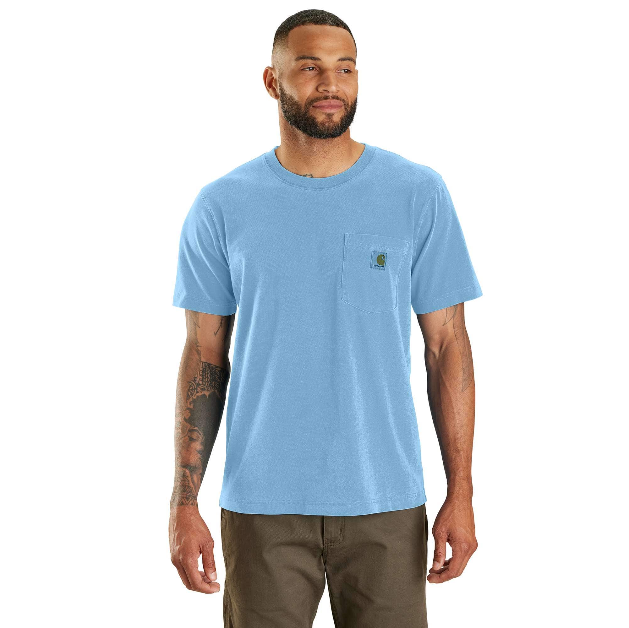 Additional thumbnail 1 of Re-Engineered Relaxed Fit Lightweight Short-Sleeve Garment Dyed Pocket T-Shirt