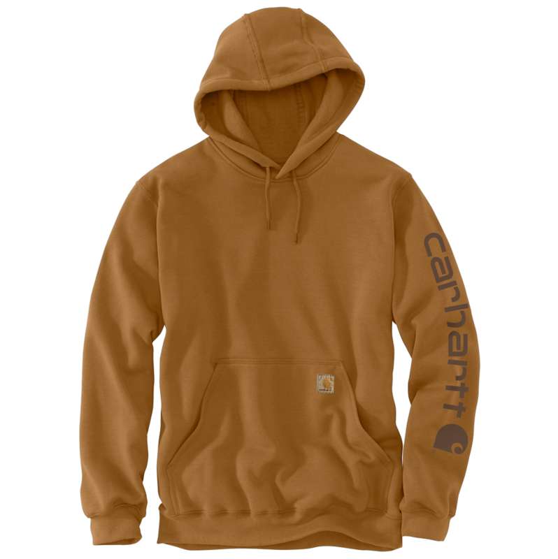 Carhartt  Carhartt Brown Re-Engineered Relaxed Fit Midweight Garment Dyed French Terry Graphic Sweatshirt