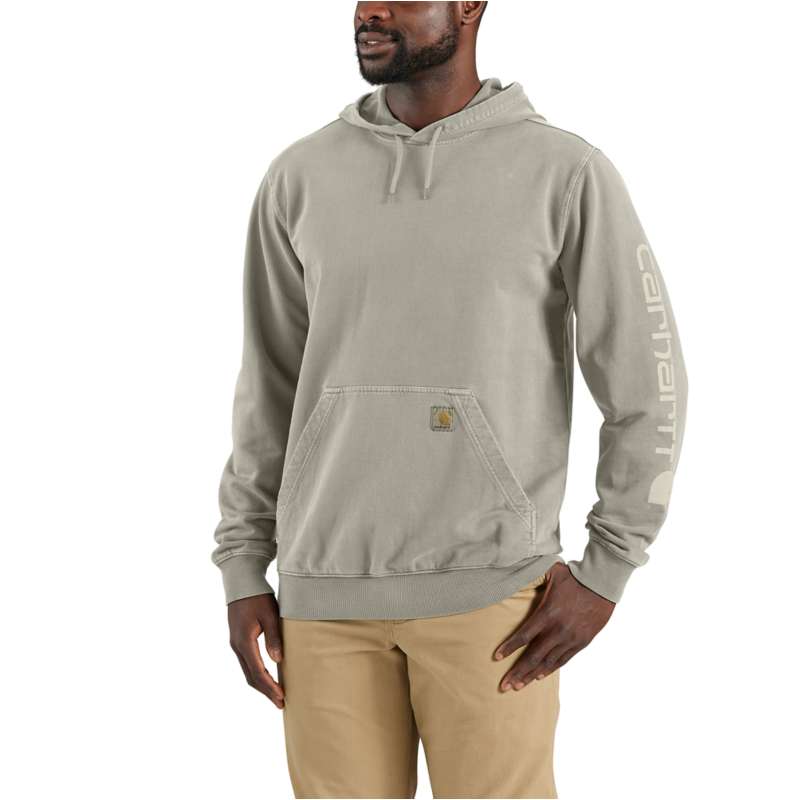 Carhartt  Greige Re-Engineered Relaxed Fit Midweight Garment Dyed French Terry Graphic Sweatshirt