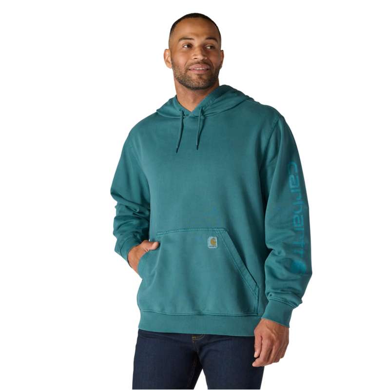 Carhartt  Greenstone Re-Engineered Relaxed Fit Midweight Garment Dyed French Terry Graphic Sweatshirt