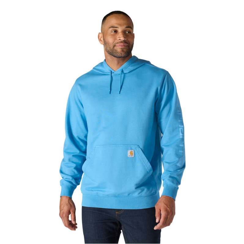 Carhartt  Horizon Blue Re-Engineered Relaxed Fit Midweight Garment Dyed French Terry Graphic Sweatshirt