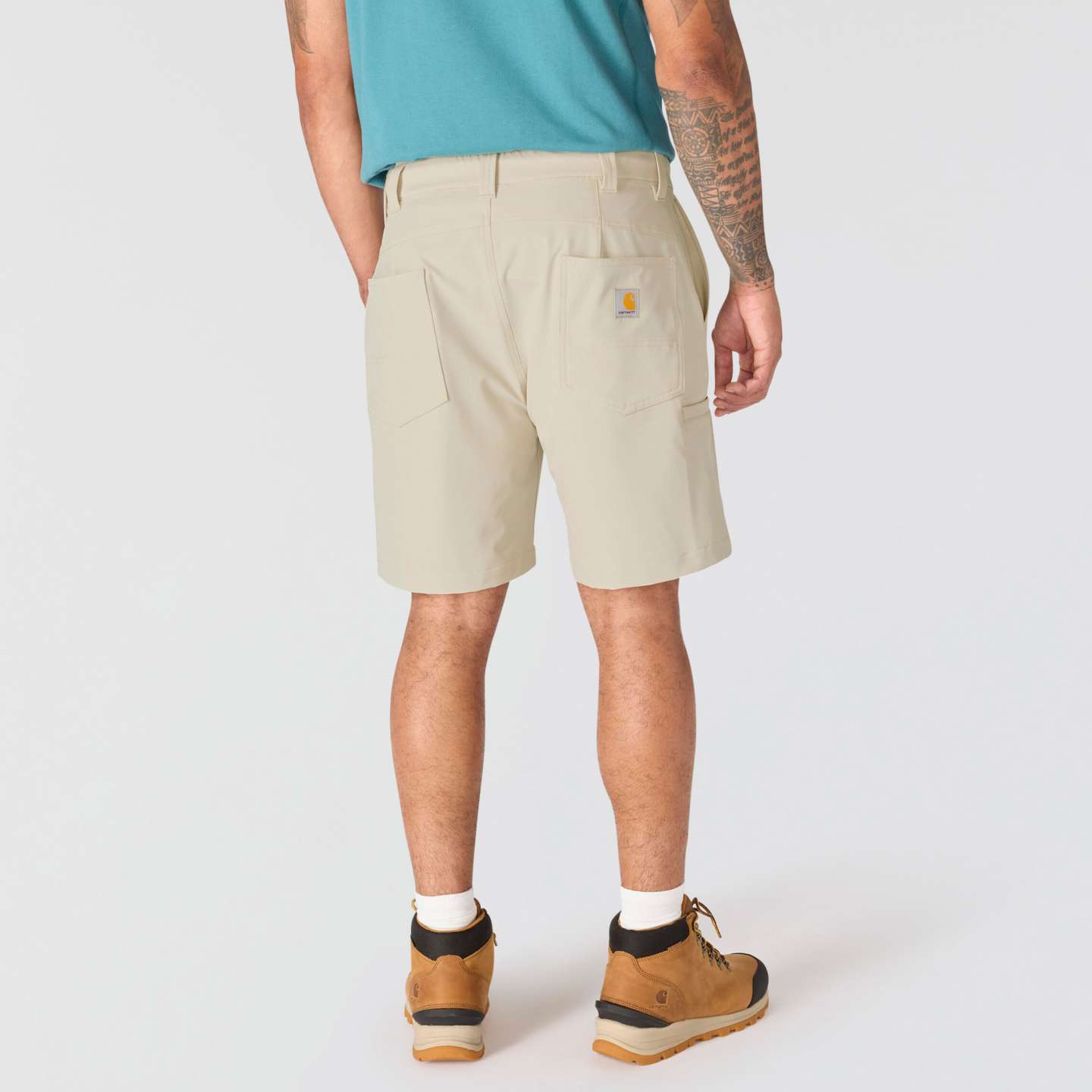 Мужские шорты Carhartt Relaxed 8" Force Phoenix Short, цвет: Cobblestone — фото 2