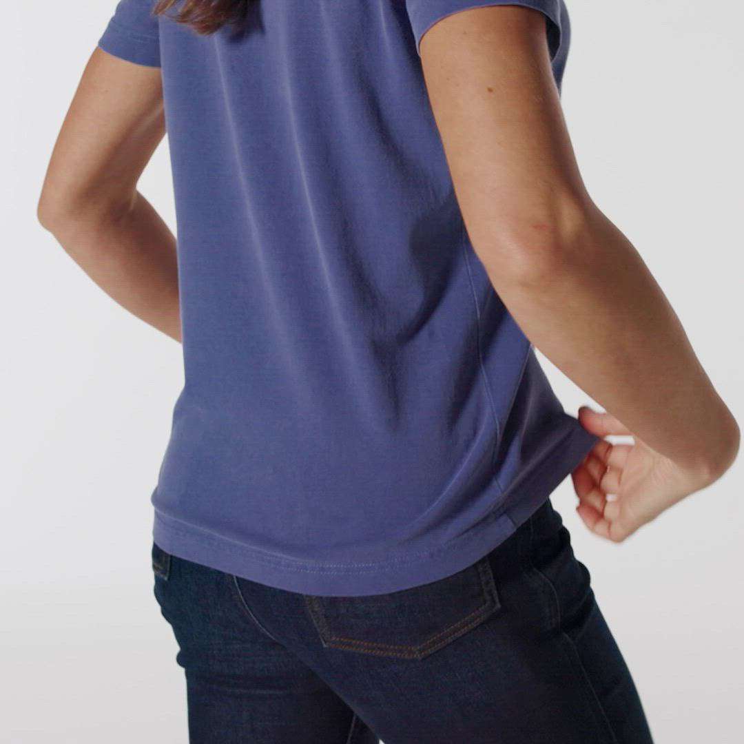 Additional thumbnail 2 of Women's Re-Engineered Relaxed Fit Midweight Short-Sleeve Garment Dye Pocket T-Shirt