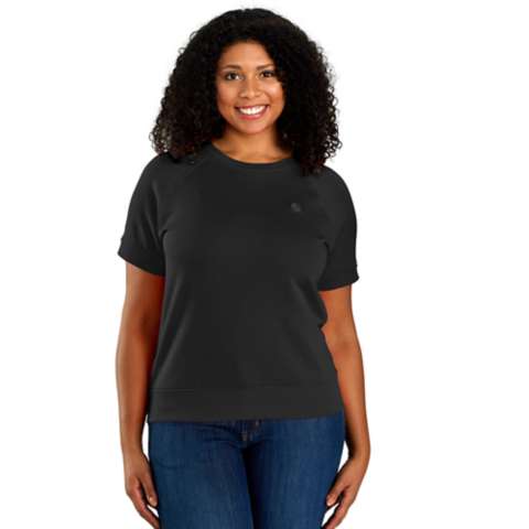 Женские худи Carhartt Women's TENCEL™ Fiber Series Relaxed Fit French Terry Short-Sleeve Sweatshirt