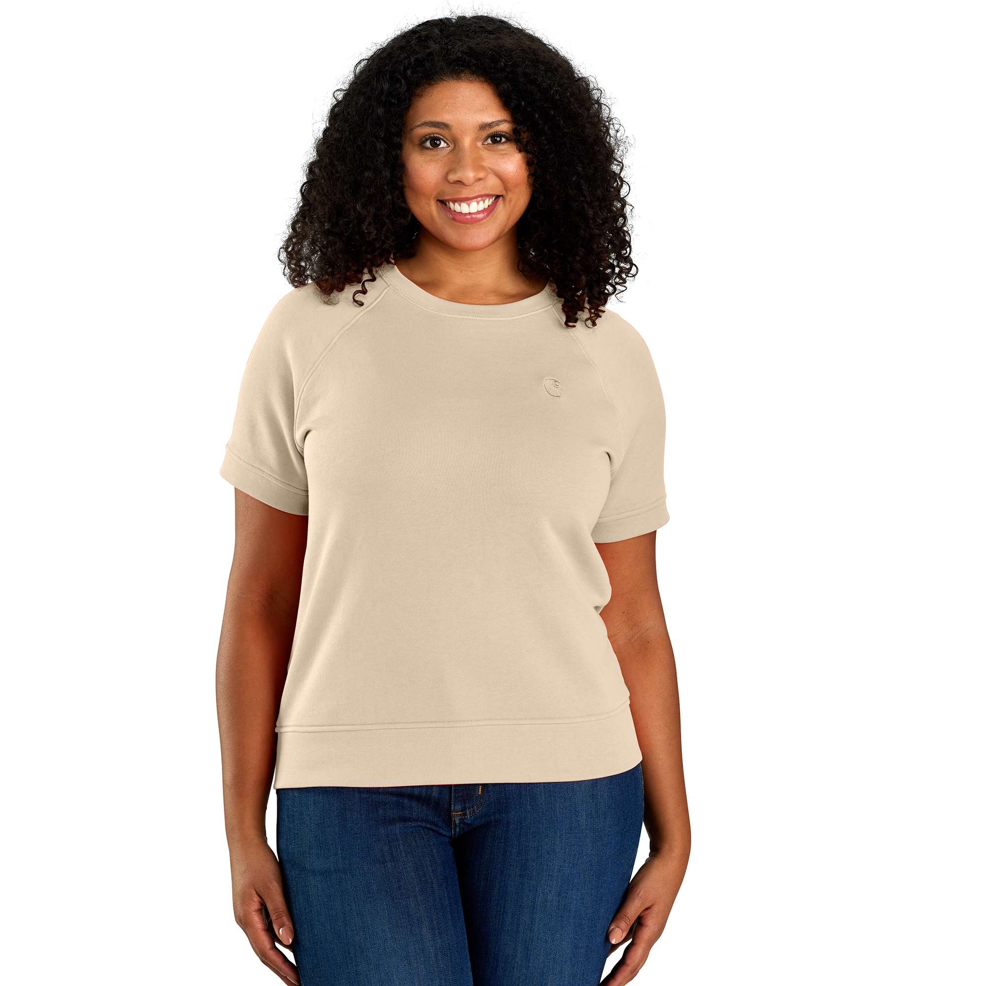 Women's Relaxed Fit Midweight Full-Zip Sweatshirt