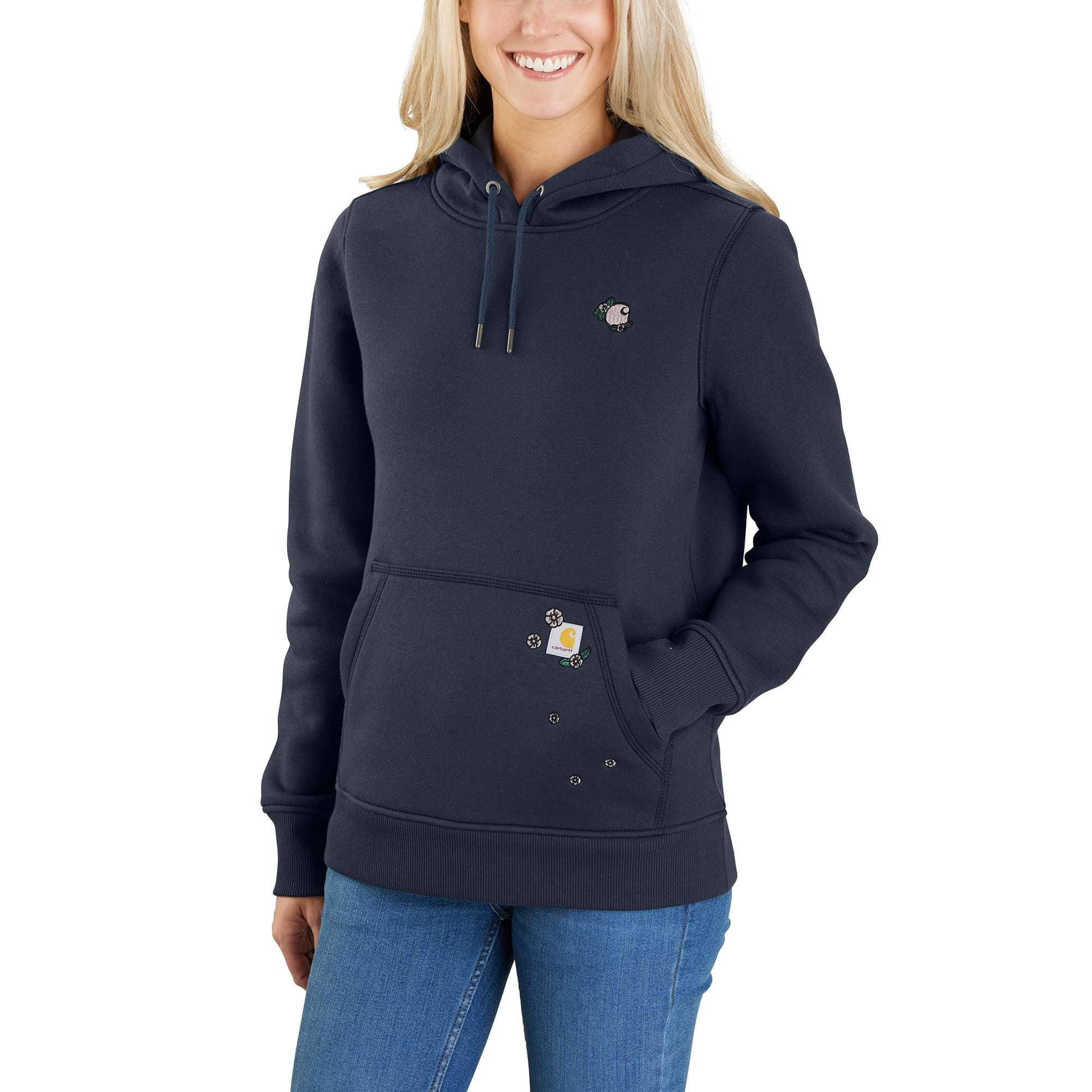 Carhartt Women's Relaxed Fit Midweight Graphic Hooded Sweatshirt