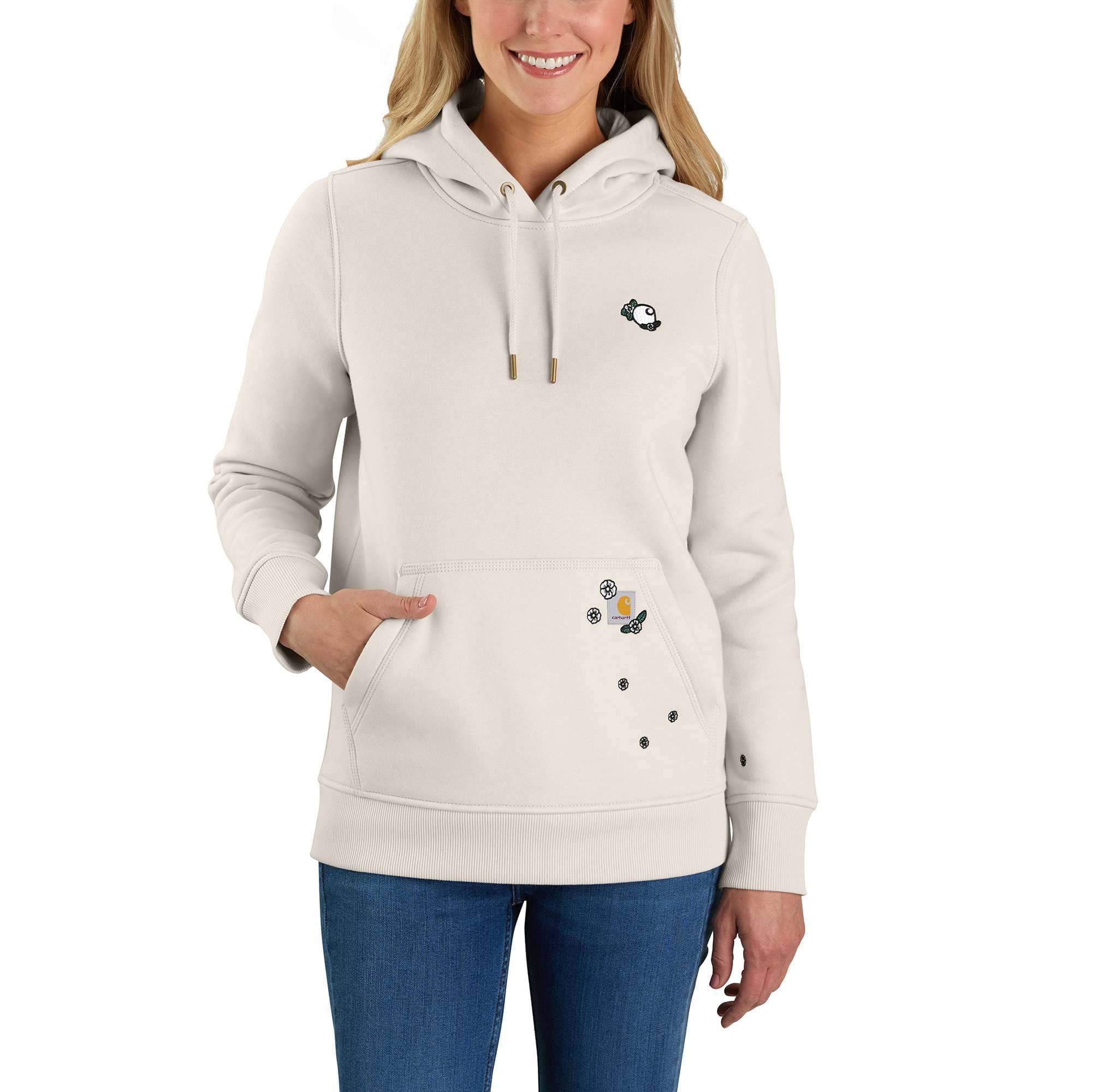 Carhartt Women's Relaxed Fit Midweight Graphic Hooded Sweatshirt