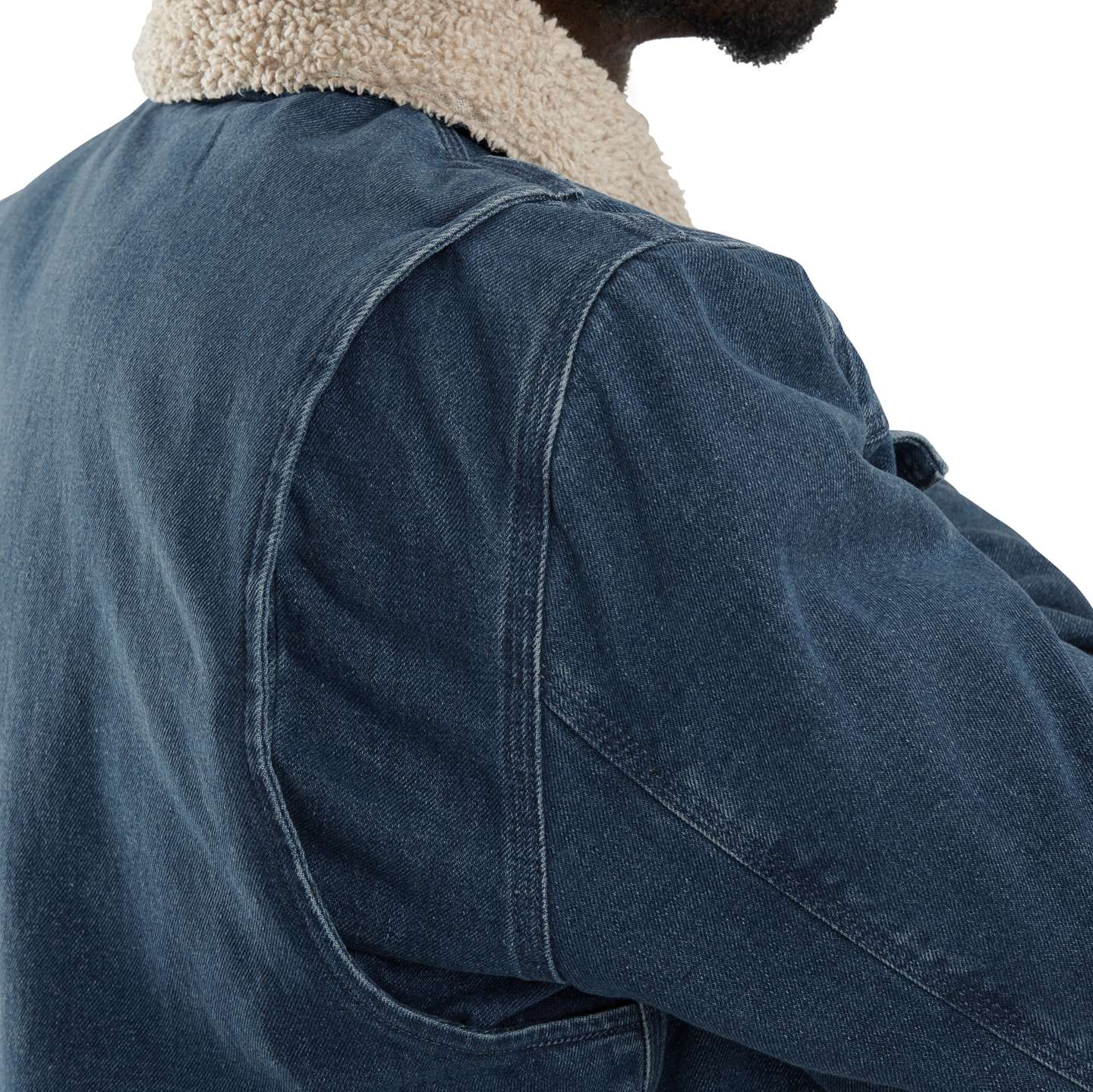 Мужская куртка Carhartt Denim Berwick, цвет: Beech — фото 5