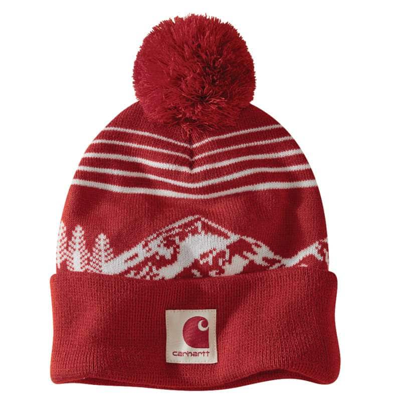 Carhartt  Crabapple Knit Pom Mountain Beanie