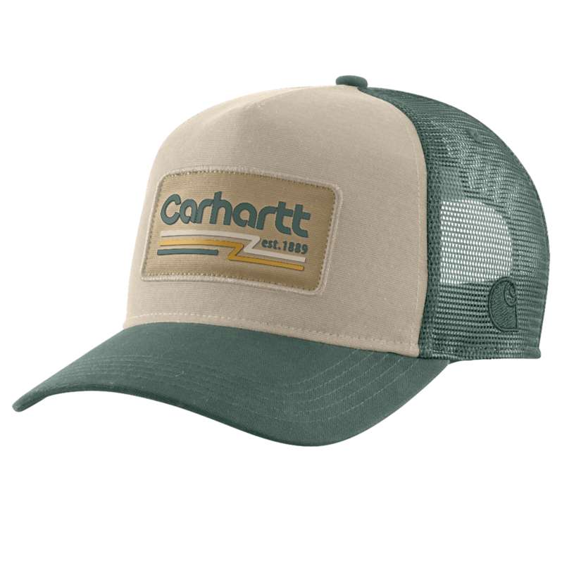 Carhartt  Frosted Balsam Canvas Mesh-Back 1889 Patch Cap