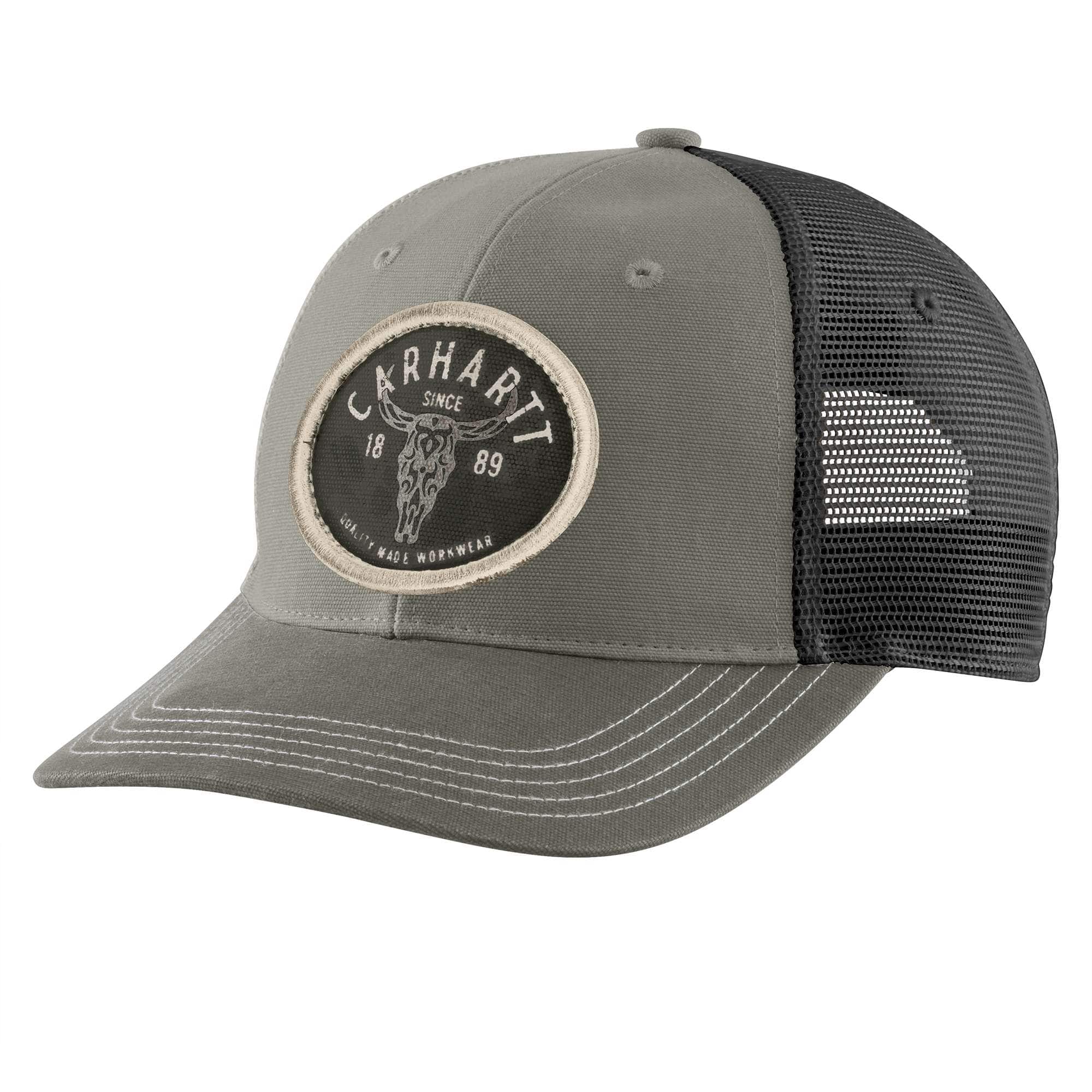 Carhartt Montana Canvas Mesh-Back Longhorn Patch Cap