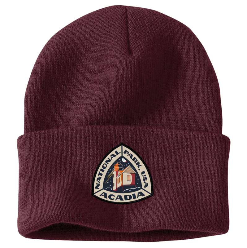 Carhartt  Port Knit Cuffed Acadia National Park Patch Beanie