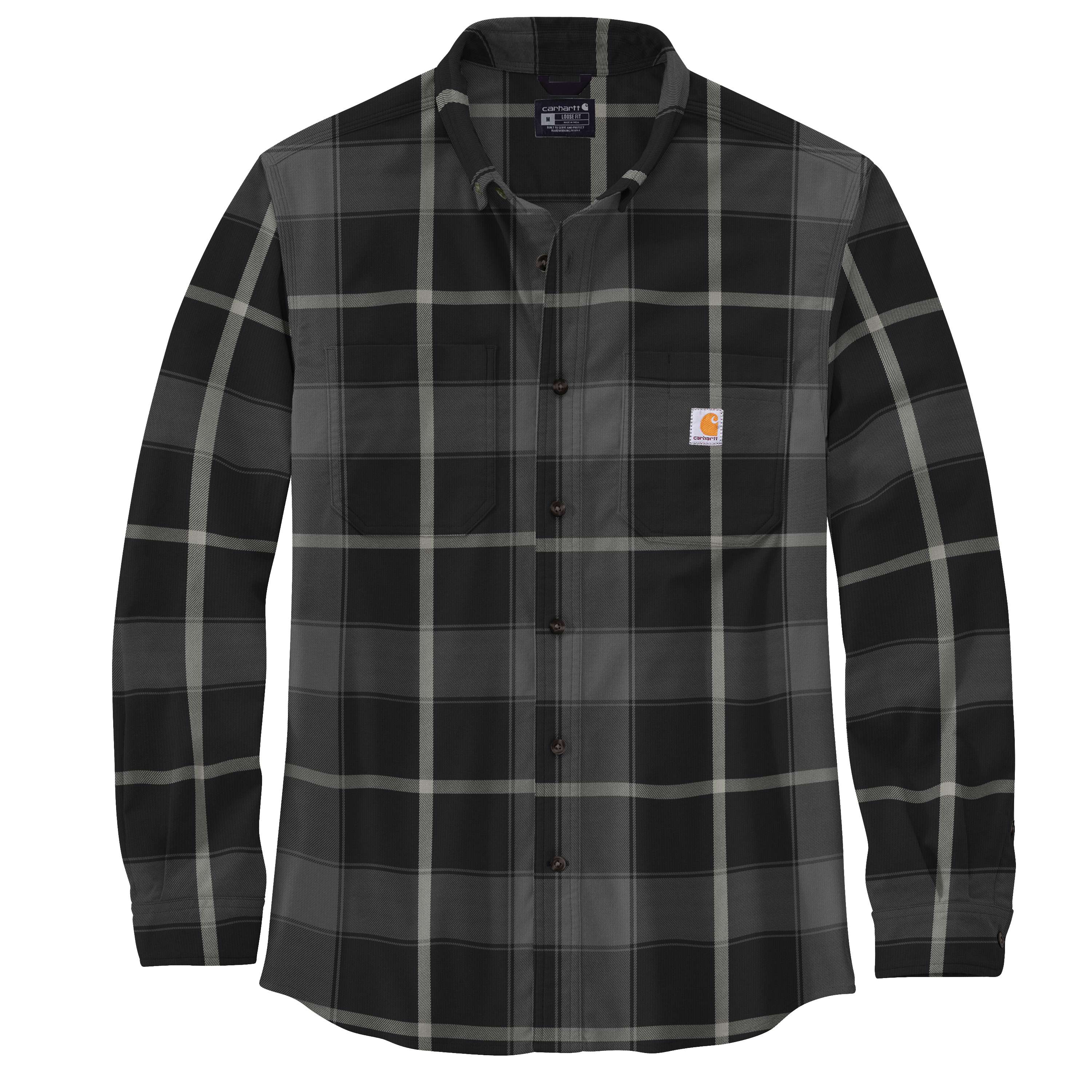 Additional thumbnail 1 of Rugged Flex® Relaxed Fit Midweight Flannel Long-Sleeve Plaid Shirt