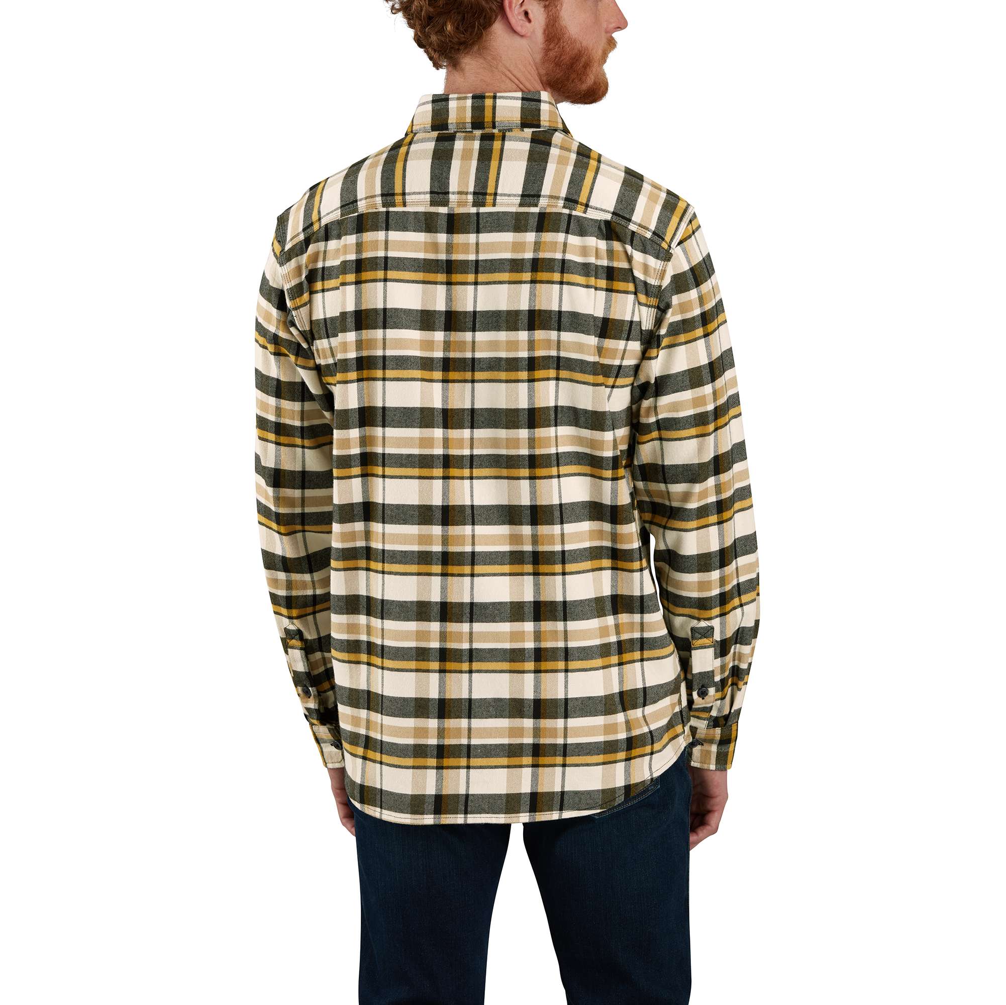 Additional thumbnail 2 of Rugged Flex® Relaxed Fit Midweight Flannel Long-Sleeve Plaid Shirt