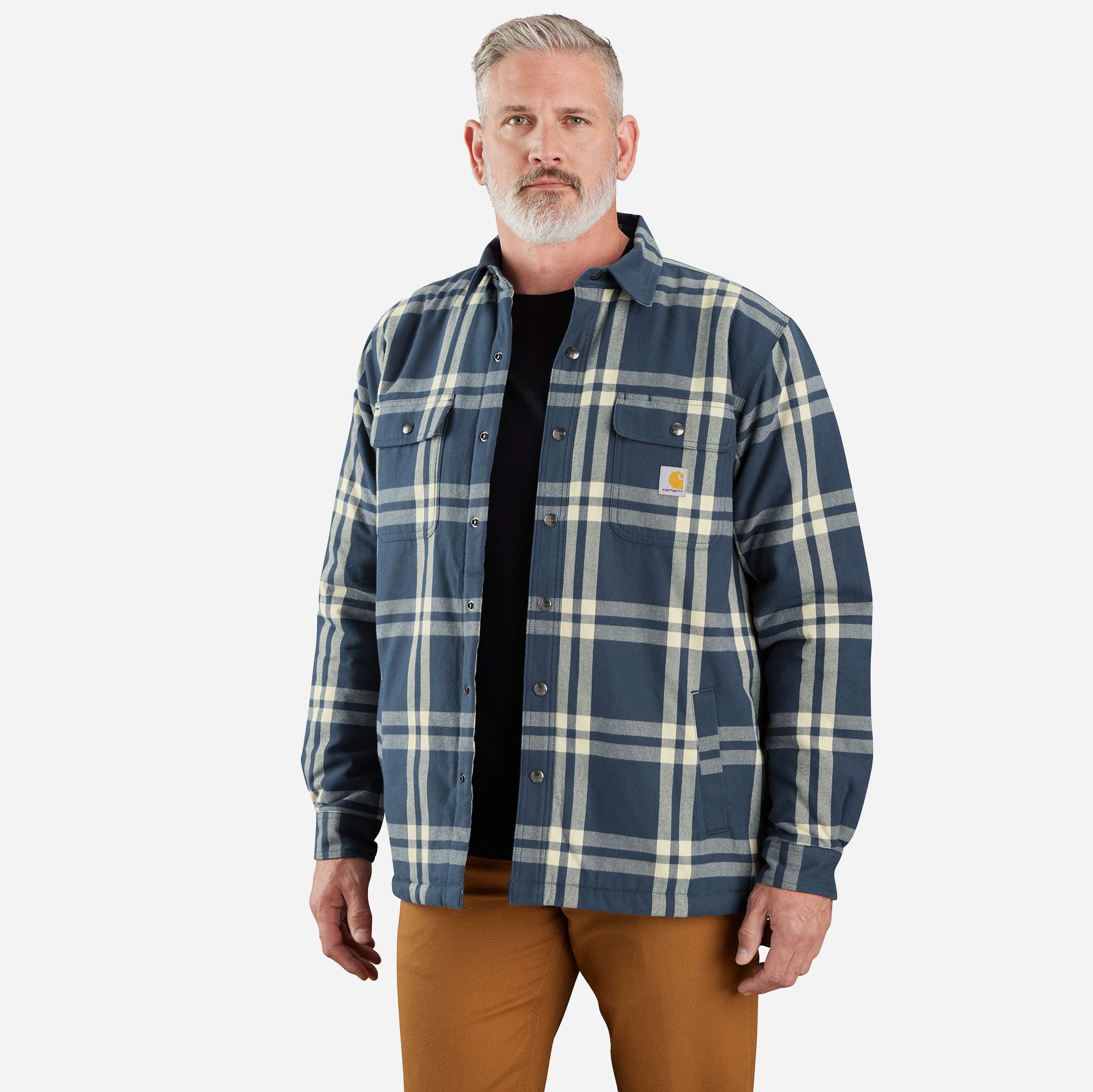 TJ4452 M RlxFt Flnl Shrp Lnd Shrt Jac-Carhartt