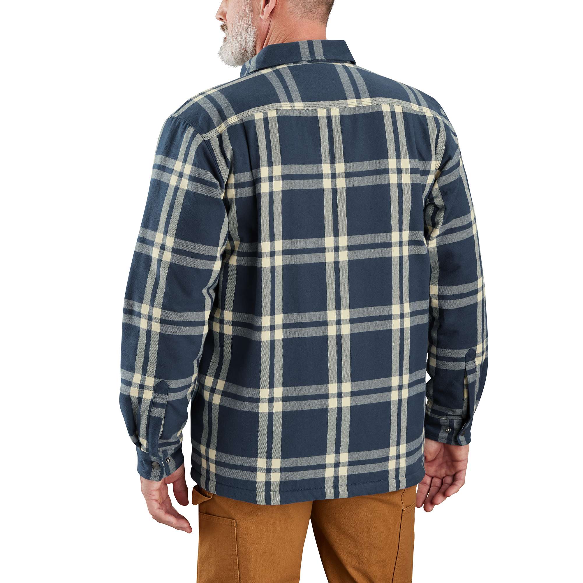 Additional thumbnail 2 of Relaxed Fit Flannel Sherpa-Lined Shirt Jac