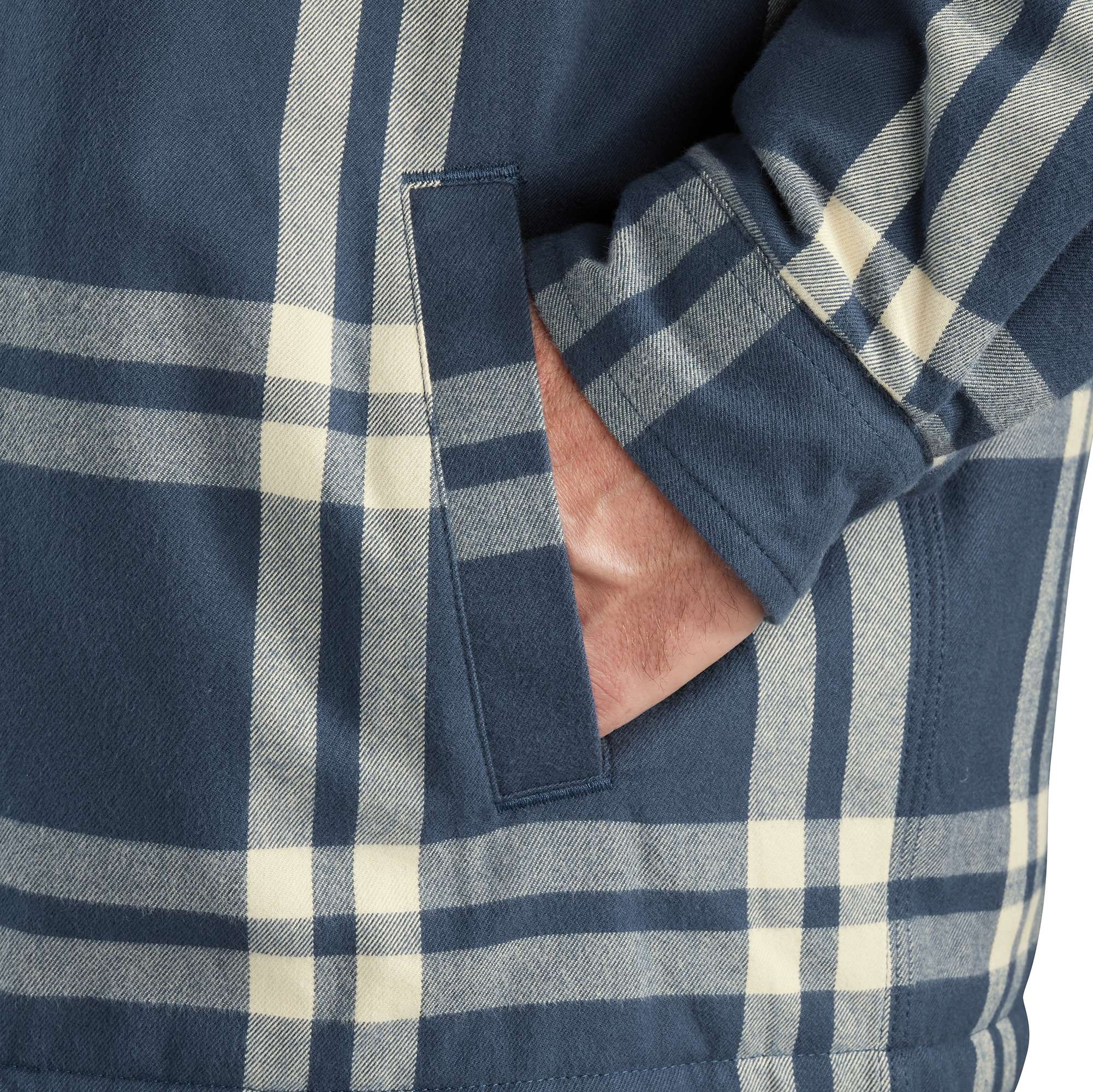 Additional thumbnail 4 of Relaxed Fit Flannel Sherpa-Lined Shirt Jac