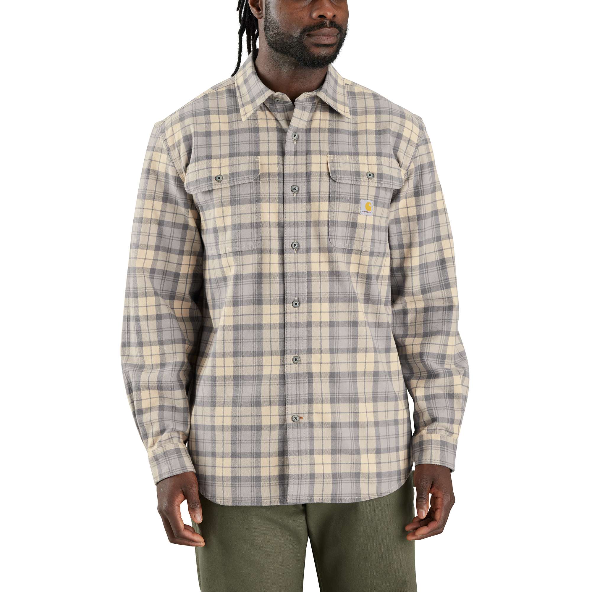 Carhartt denim work shirts best sale