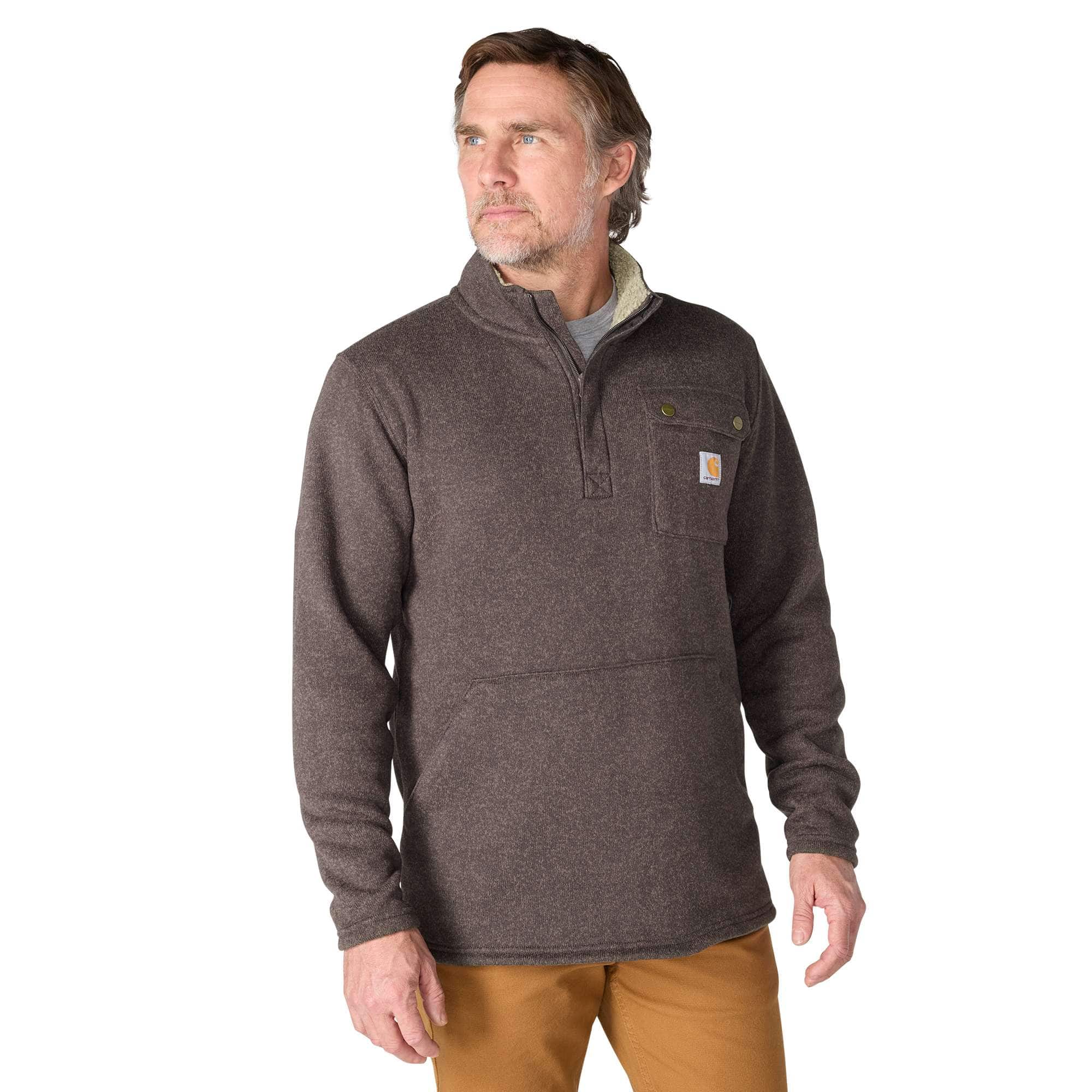 Men's Wayland Relaxed Fit Quarter Zip Fleece Pullover | Carhartt