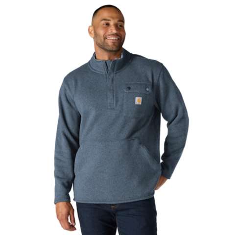 Мужские свитеры Carhartt Relaxed Fit Midweight Quarter-Zip Pocket Sweater Fleece