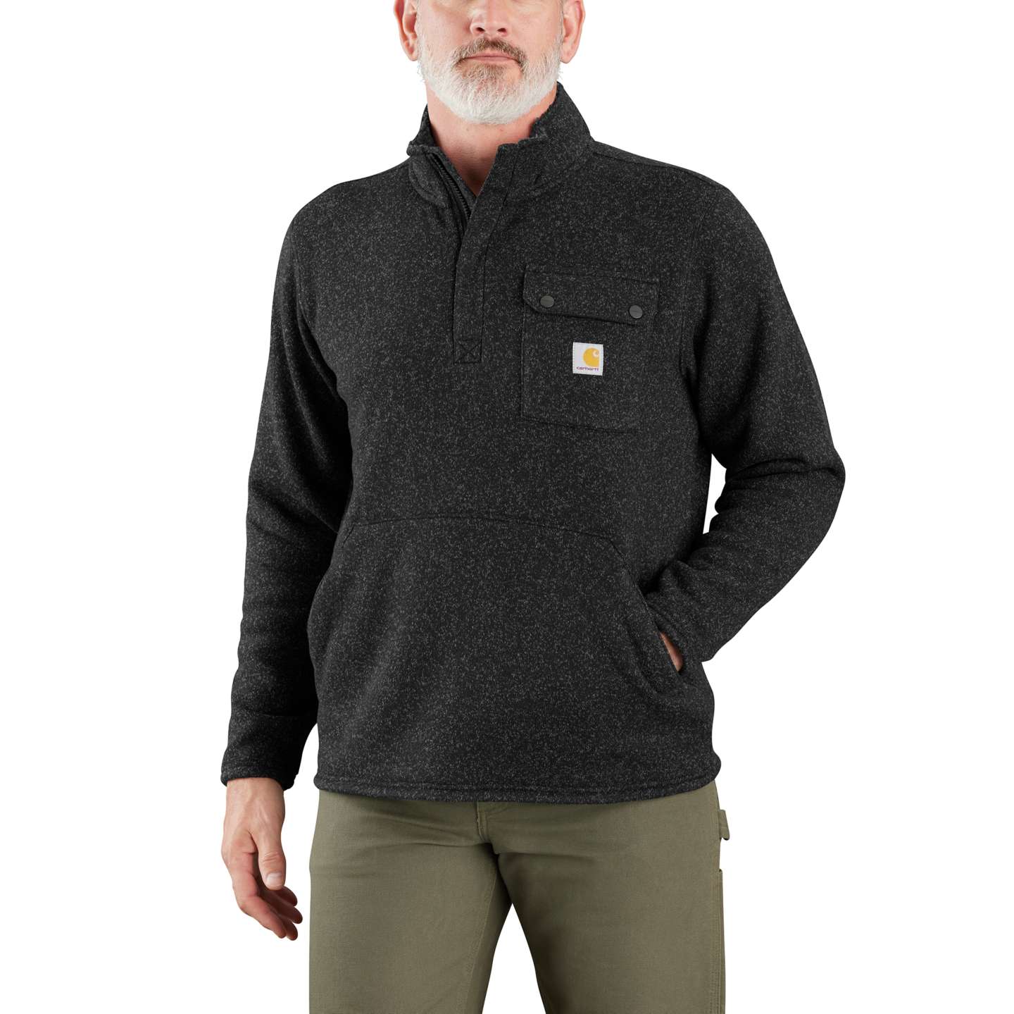 Мужской свитер Carhartt Wayland, цвет: Чёрный — фото 1