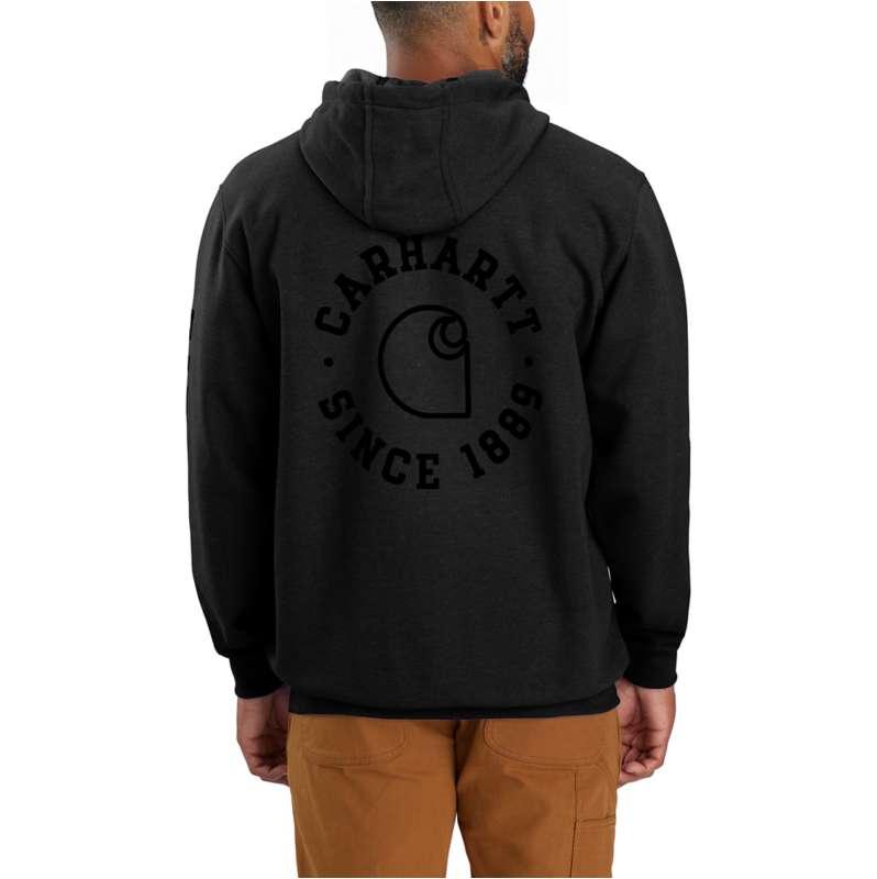 Carhartt  Black Rain Defender® Loose Fit Midweight 1889 Graphic Sweatshirt