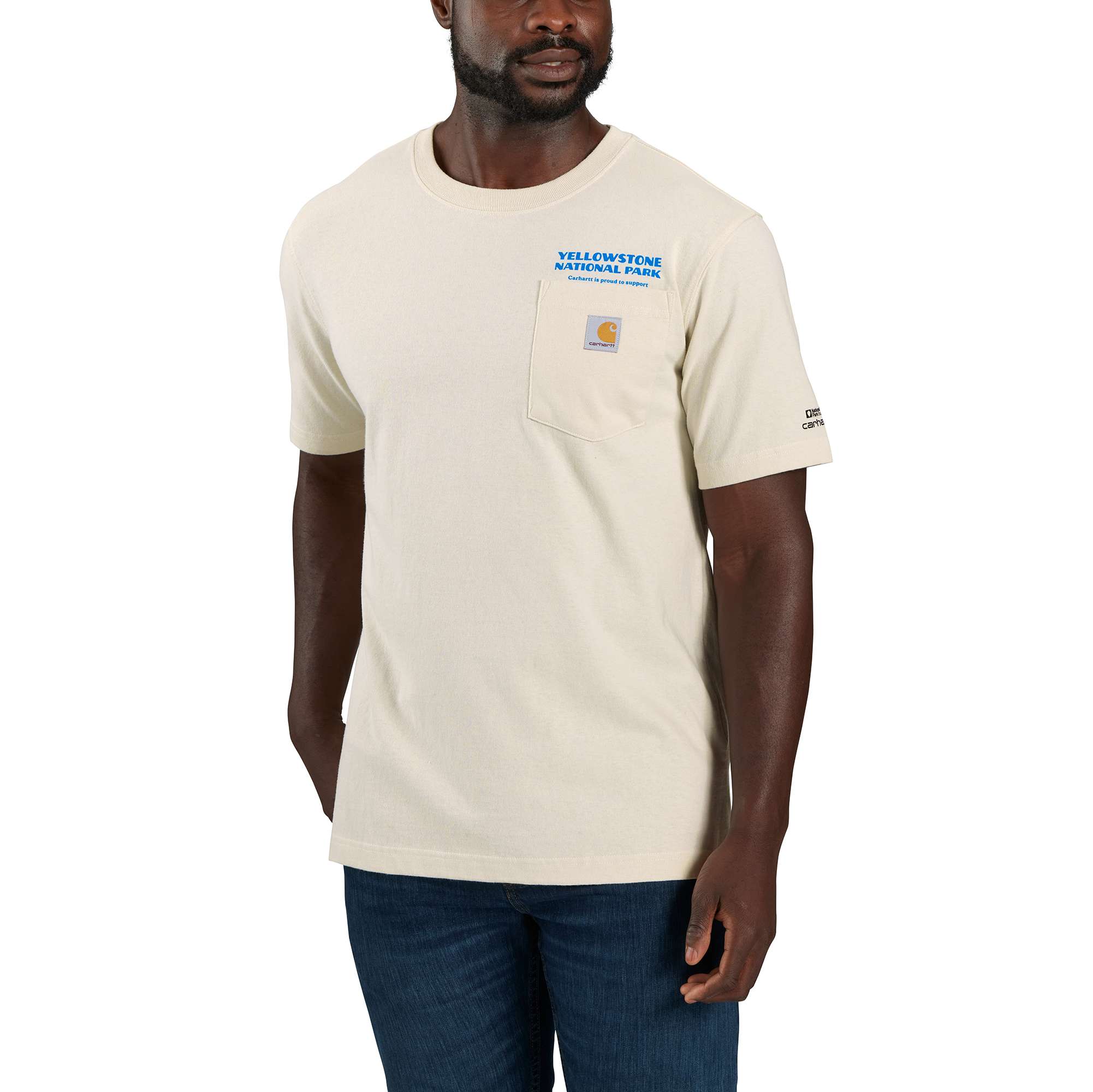 Additional thumbnail 3 of Relaxed Fit Heavyweight Short-Sleeve Yellowstone National Park Graphic T-Shirt