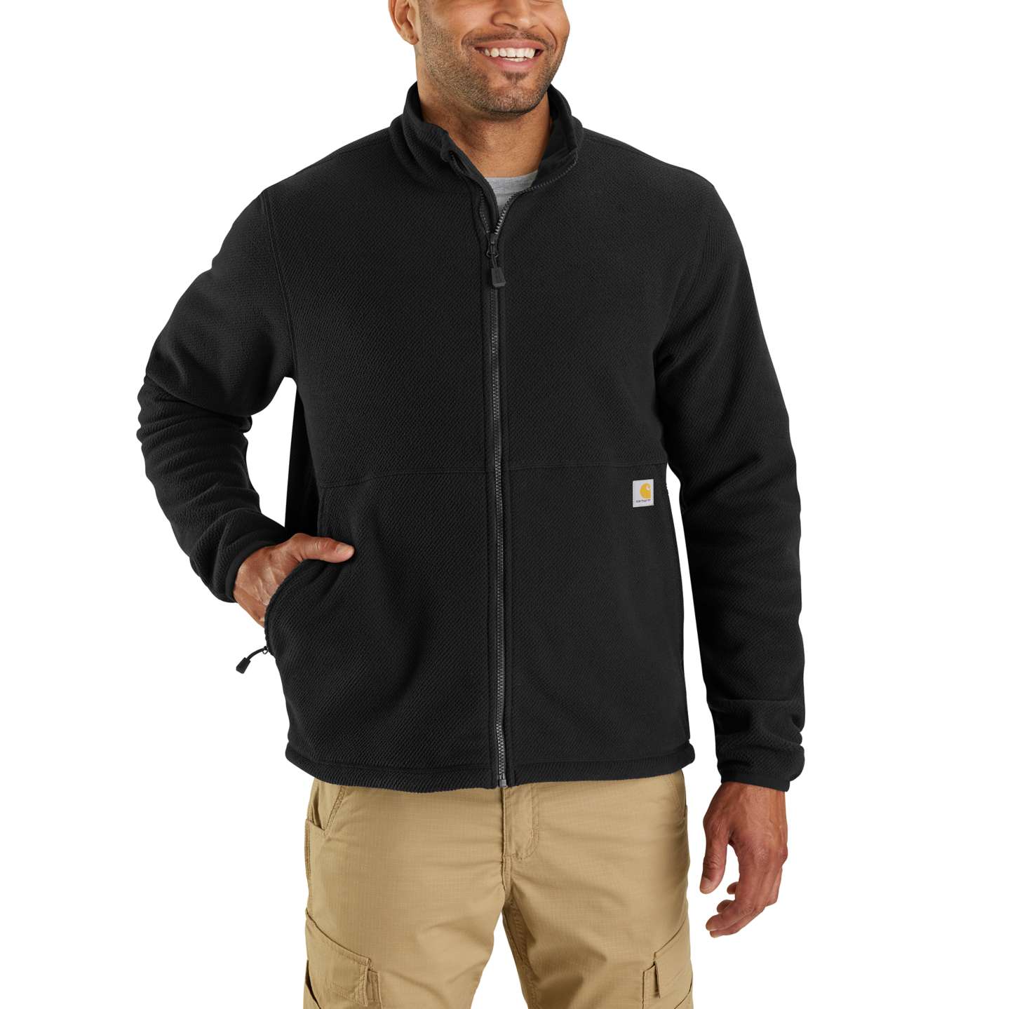 Мужская куртка Carhartt Edmonton, цвет: Чёрный — фото 1