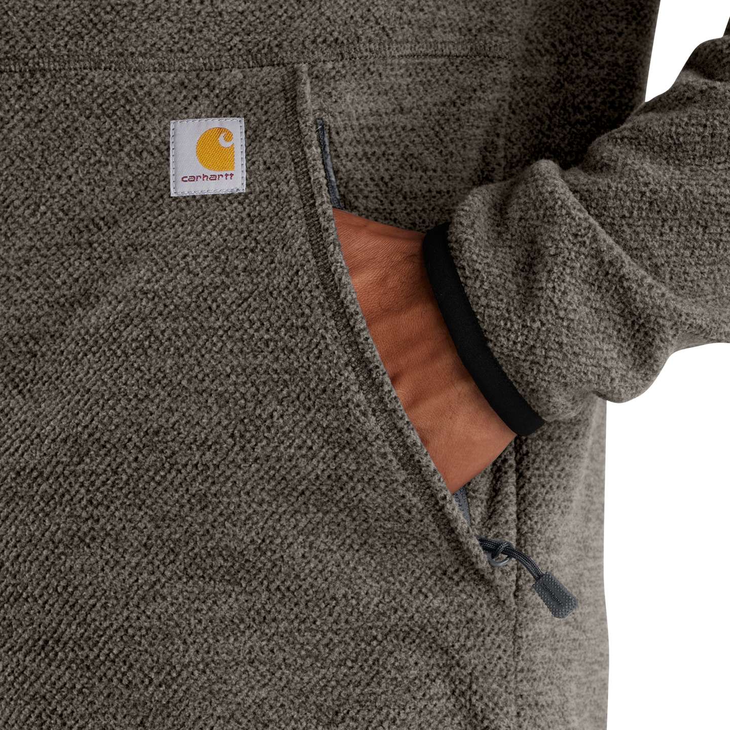 Мужская куртка Carhartt Edmonton, цвет: Чёрный — фото 4
