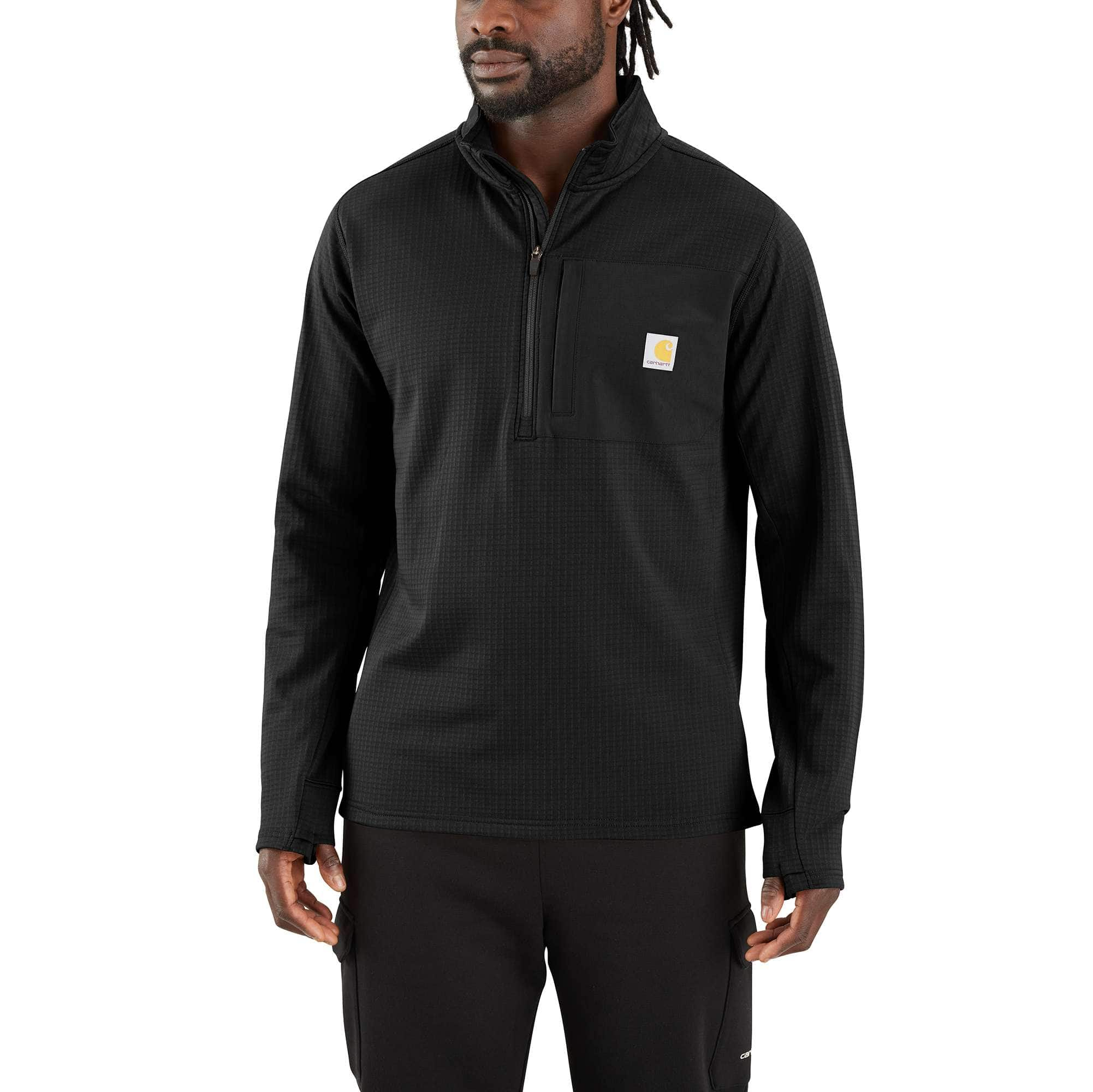 Carhartt Force® Relaxed Fit Mock Neck Half-Zip T-Shirt