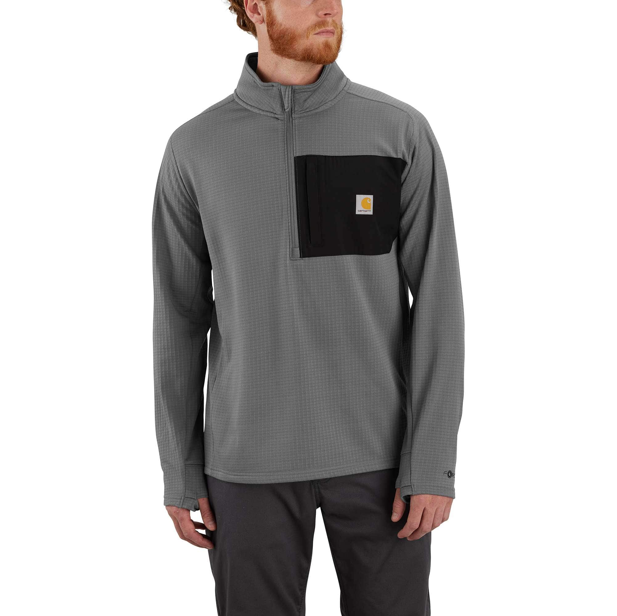 Carhartt force extremes mock neck half zip sweatshirt online