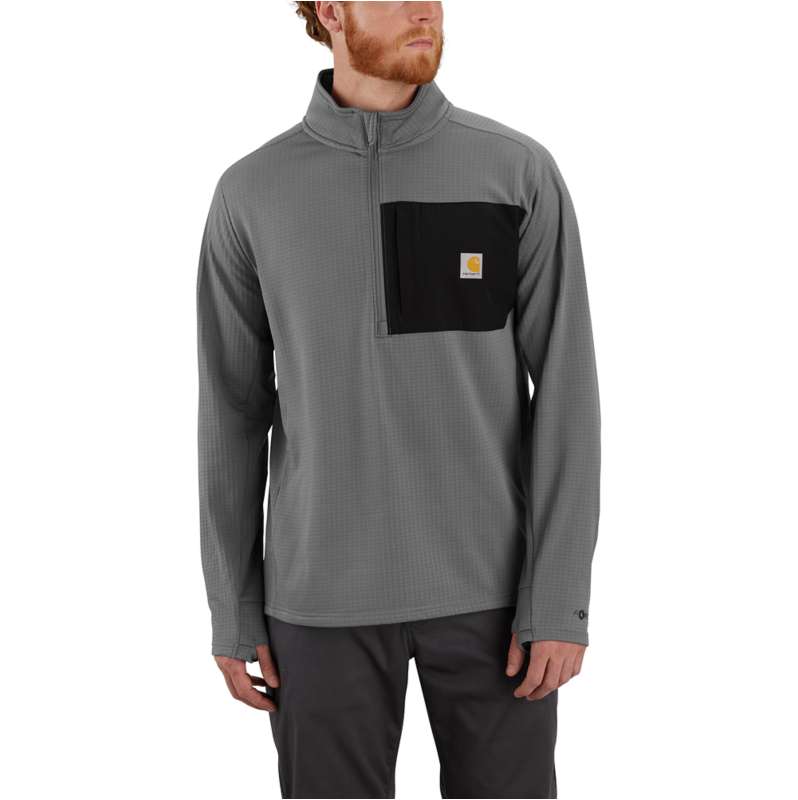 Carhartt force extremes mock neck half zip sweatshirt hotsell