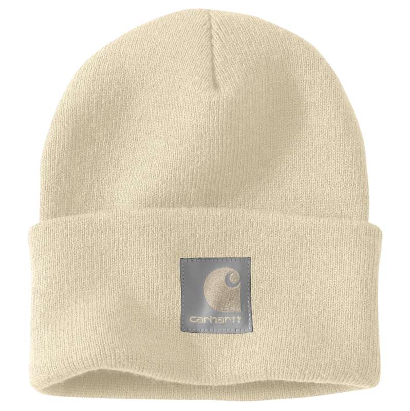 Carhartt  Oat Milk Knit Satin-Lined Beanie